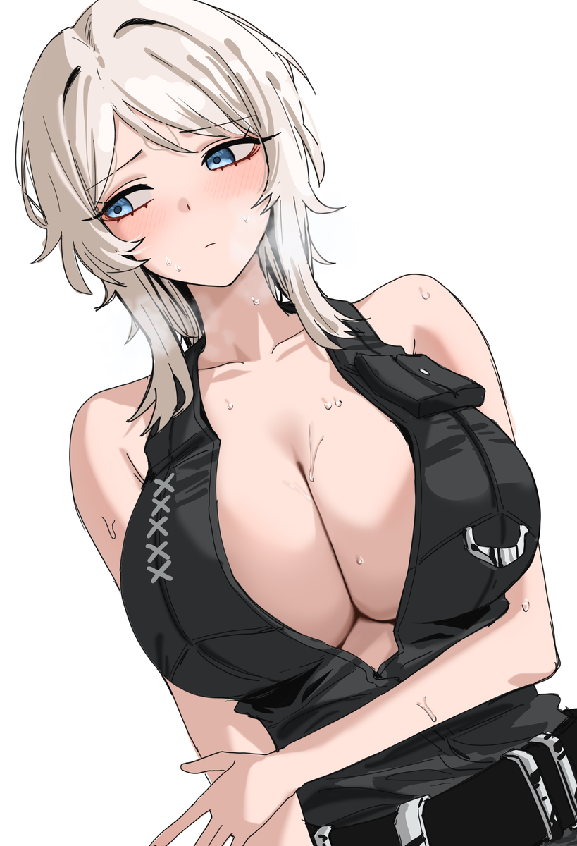 This is a pixiv picture whose title is 스웨터가 덜 마른 파우스트.