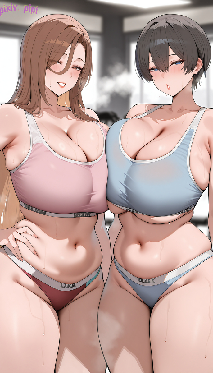 This is a pixiv picture whose title is 少年要办一张健身卡吗.