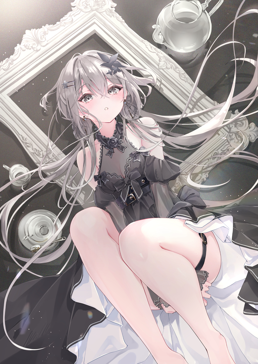 This is a pixiv picture whose title is Monochrome Gallery.