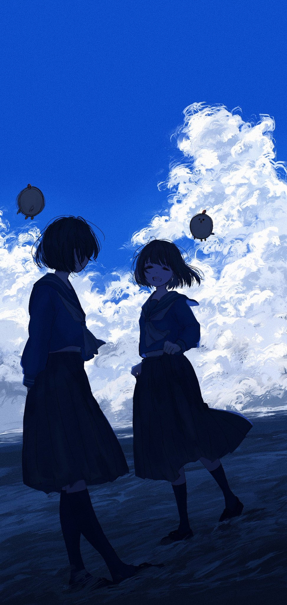 This is a pixiv picture whose title is ふたり.