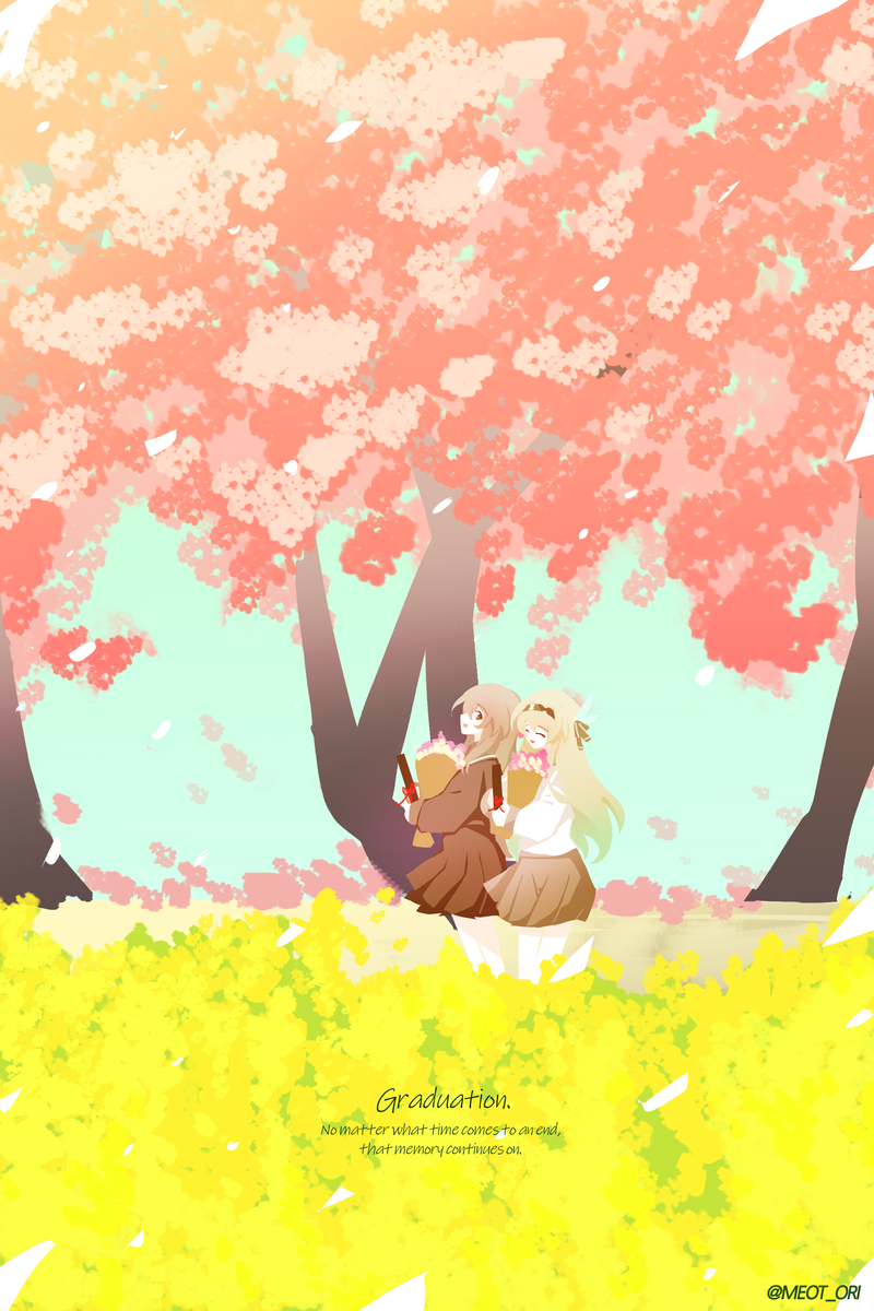 This is a pixiv picture whose title is Graduation..