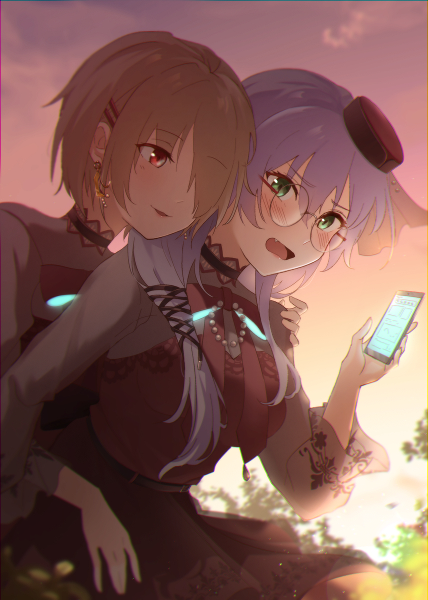 This is a pixiv picture whose title is 【ヘブバン】月歌ユキ.