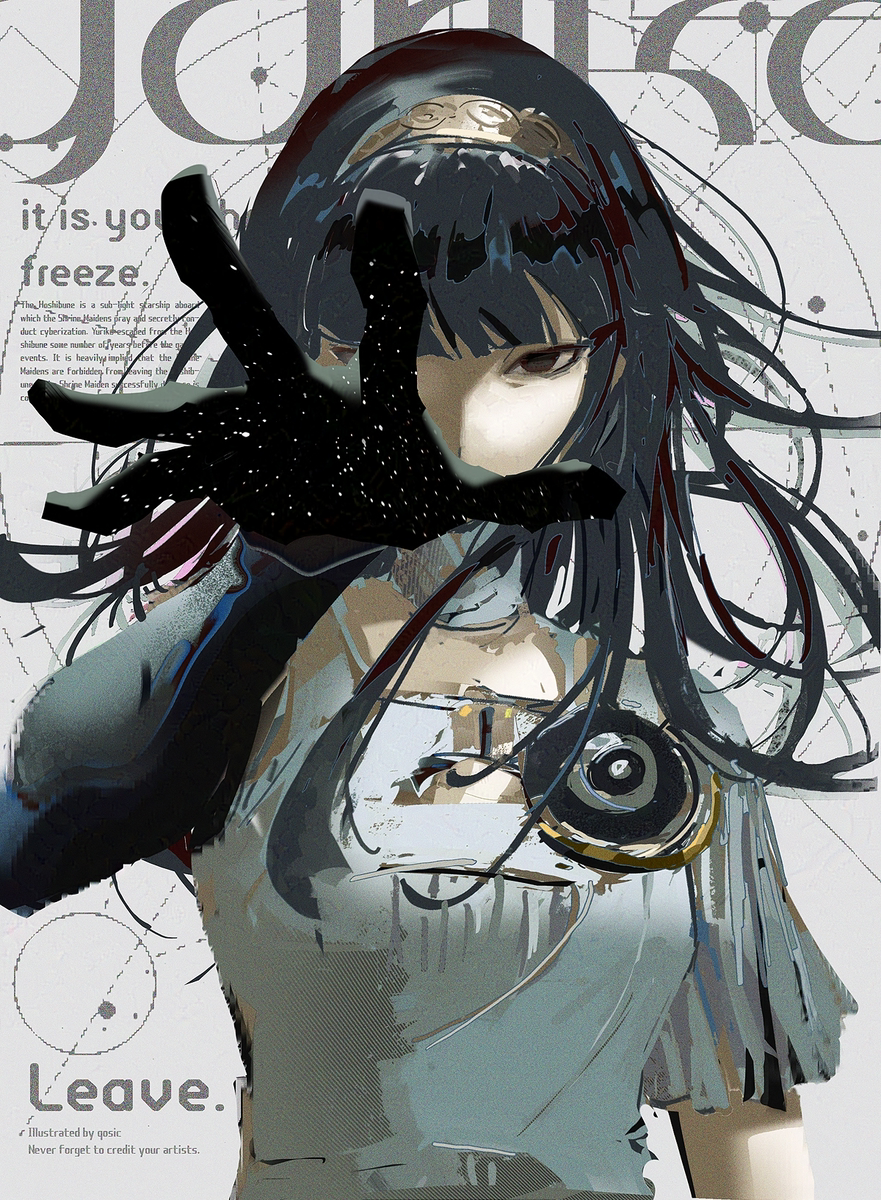 This is a pixiv picture whose title is 異常.