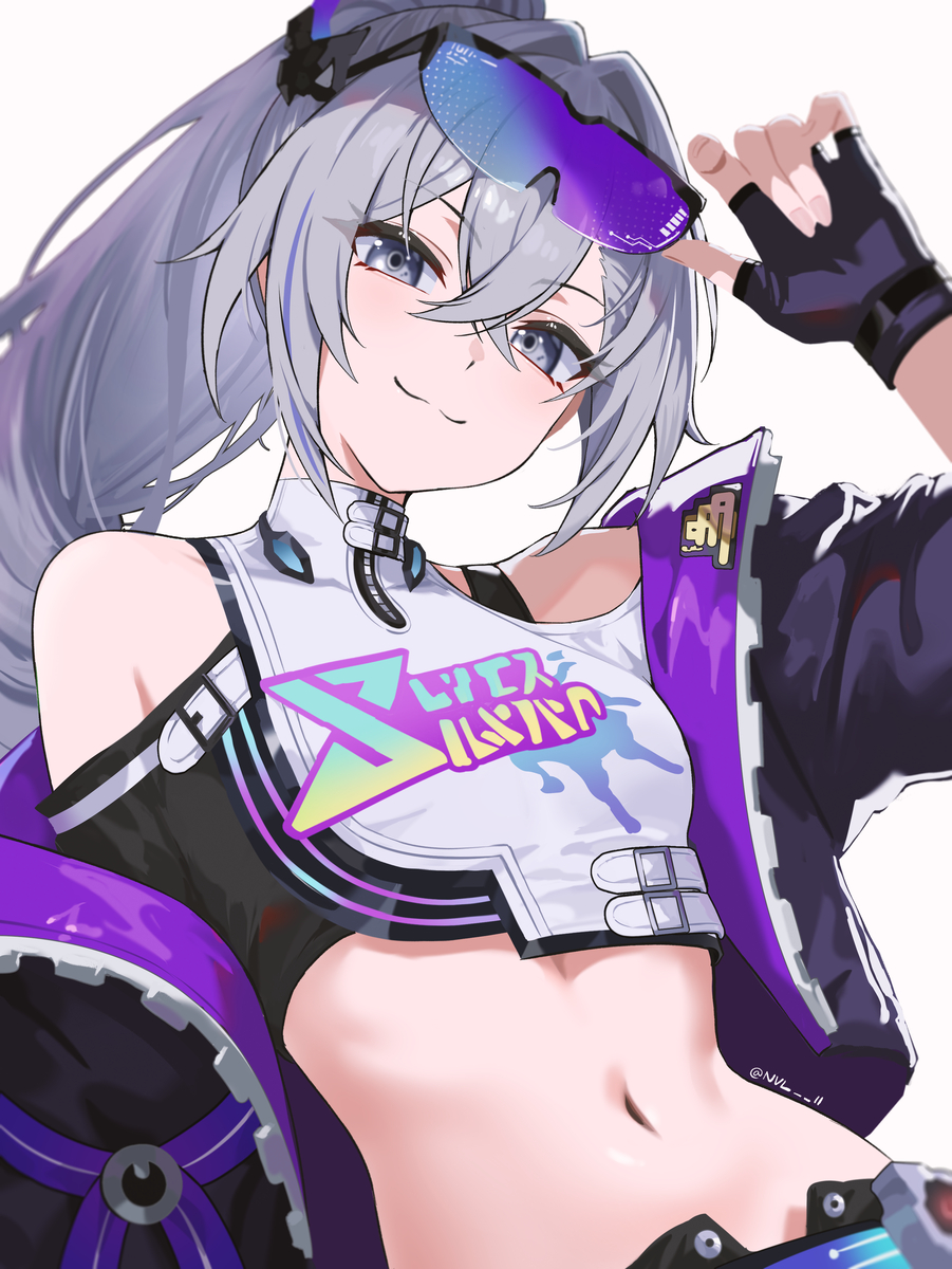 This is a pixiv picture whose title is Silver Wolf.