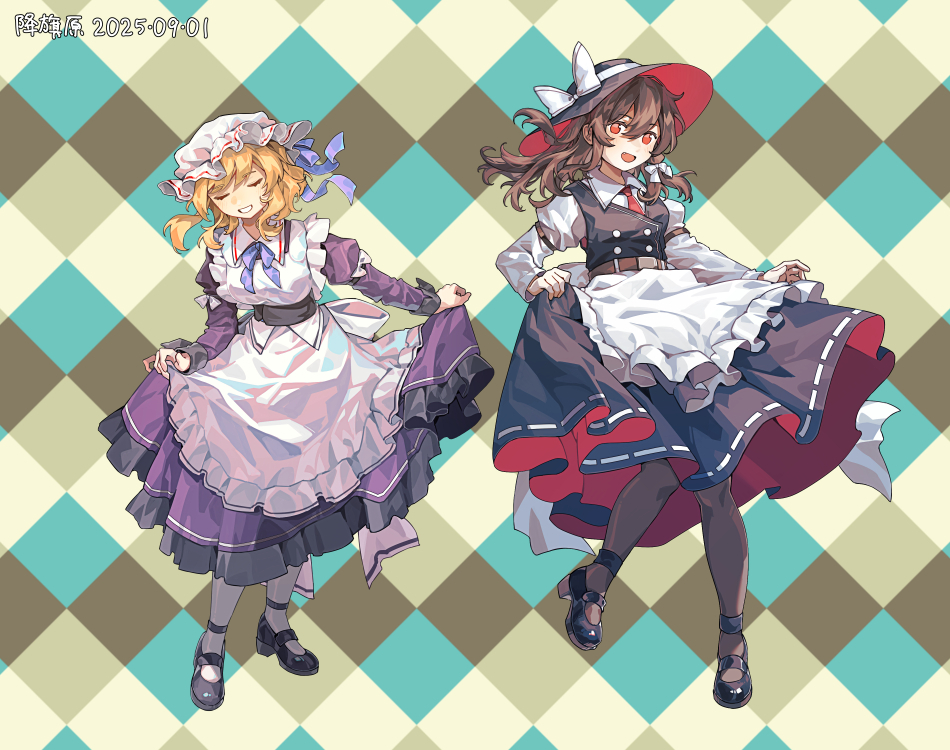 This is a pixiv picture whose title is メイドたち.