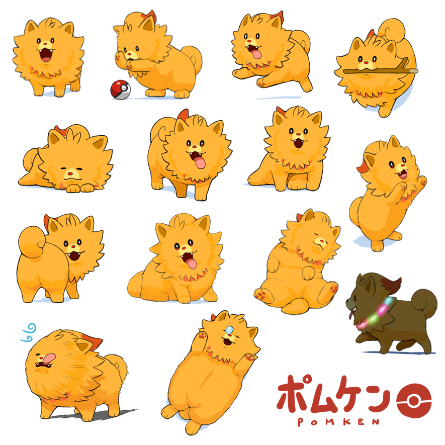 This is a pixiv picture whose title is ポムケンかわいいよね、という話.