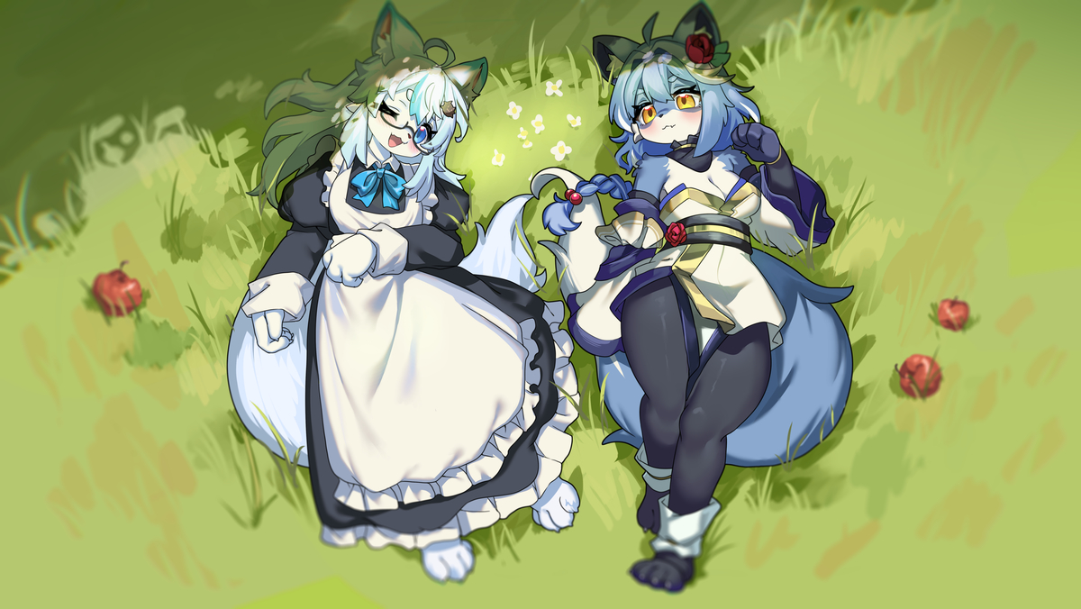 This is a pixiv picture whose title is 委托绘.