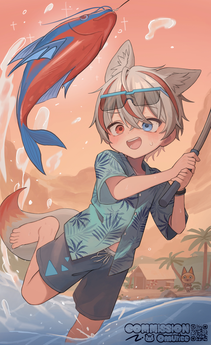 This is a pixiv picture whose title is 🐟 FISH!.