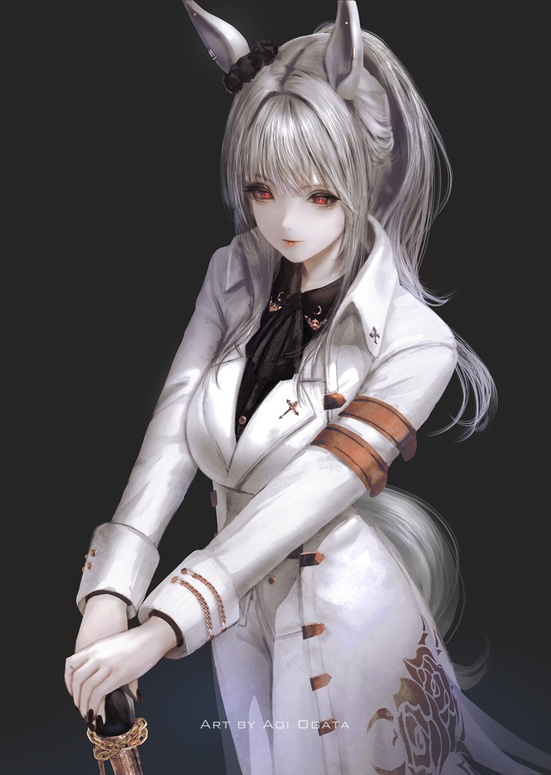 This is a pixiv picture whose title is Shiro Thorn.