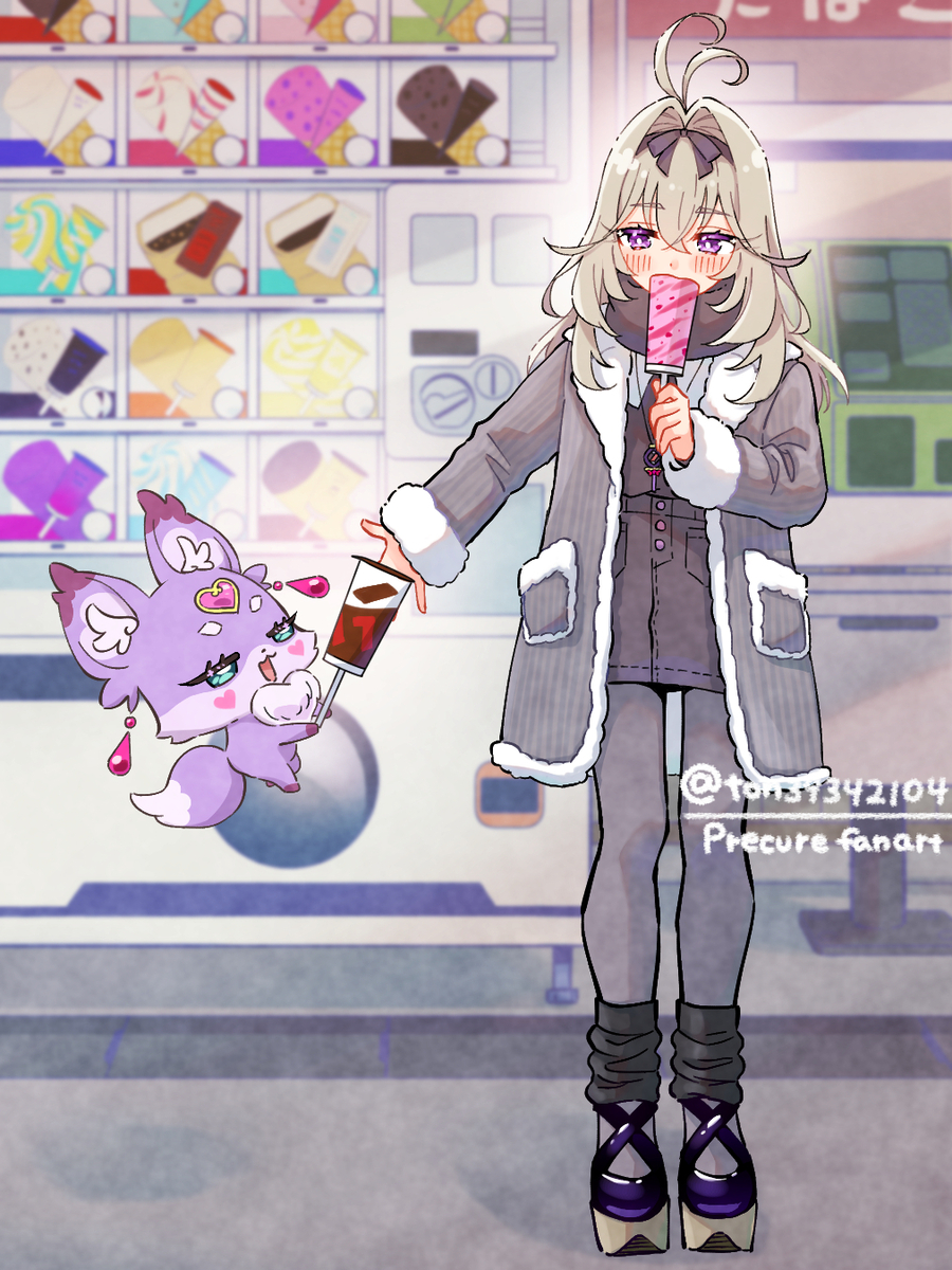 This is a pixiv picture whose title is 🍦❄️.