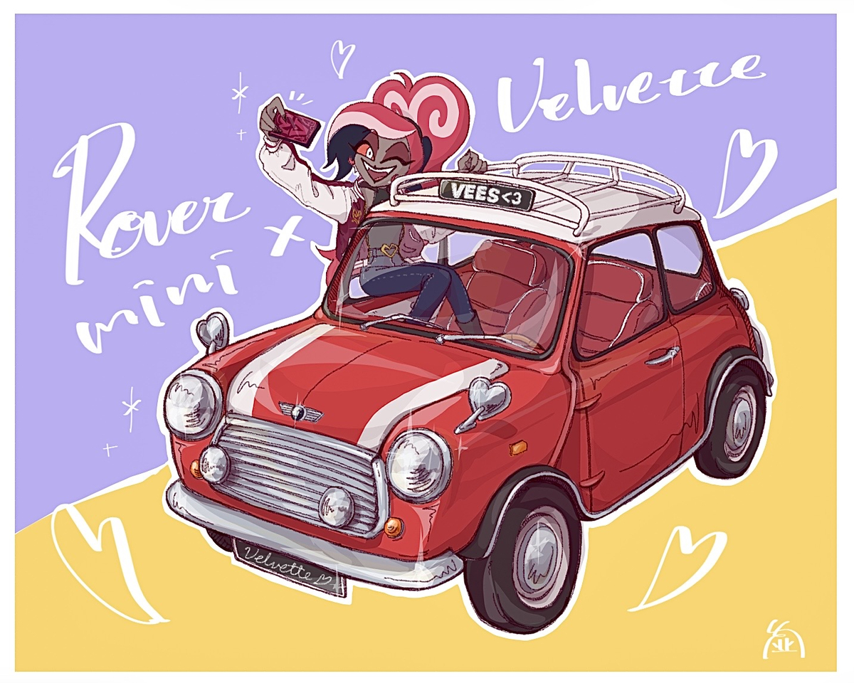 This is a pixiv picture whose title is お車2.