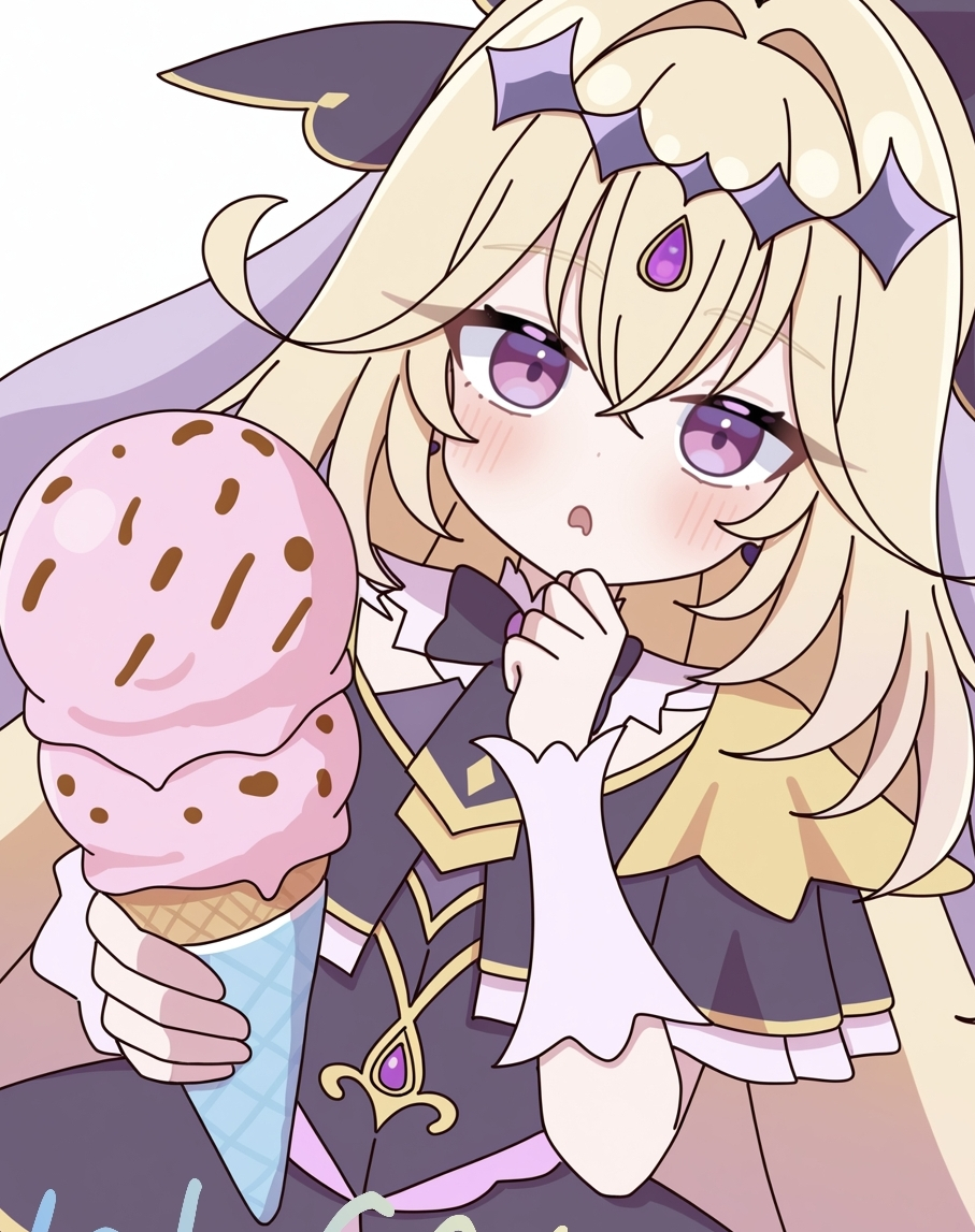 This is a pixiv picture whose title is 森亜るるか~ice cream~.