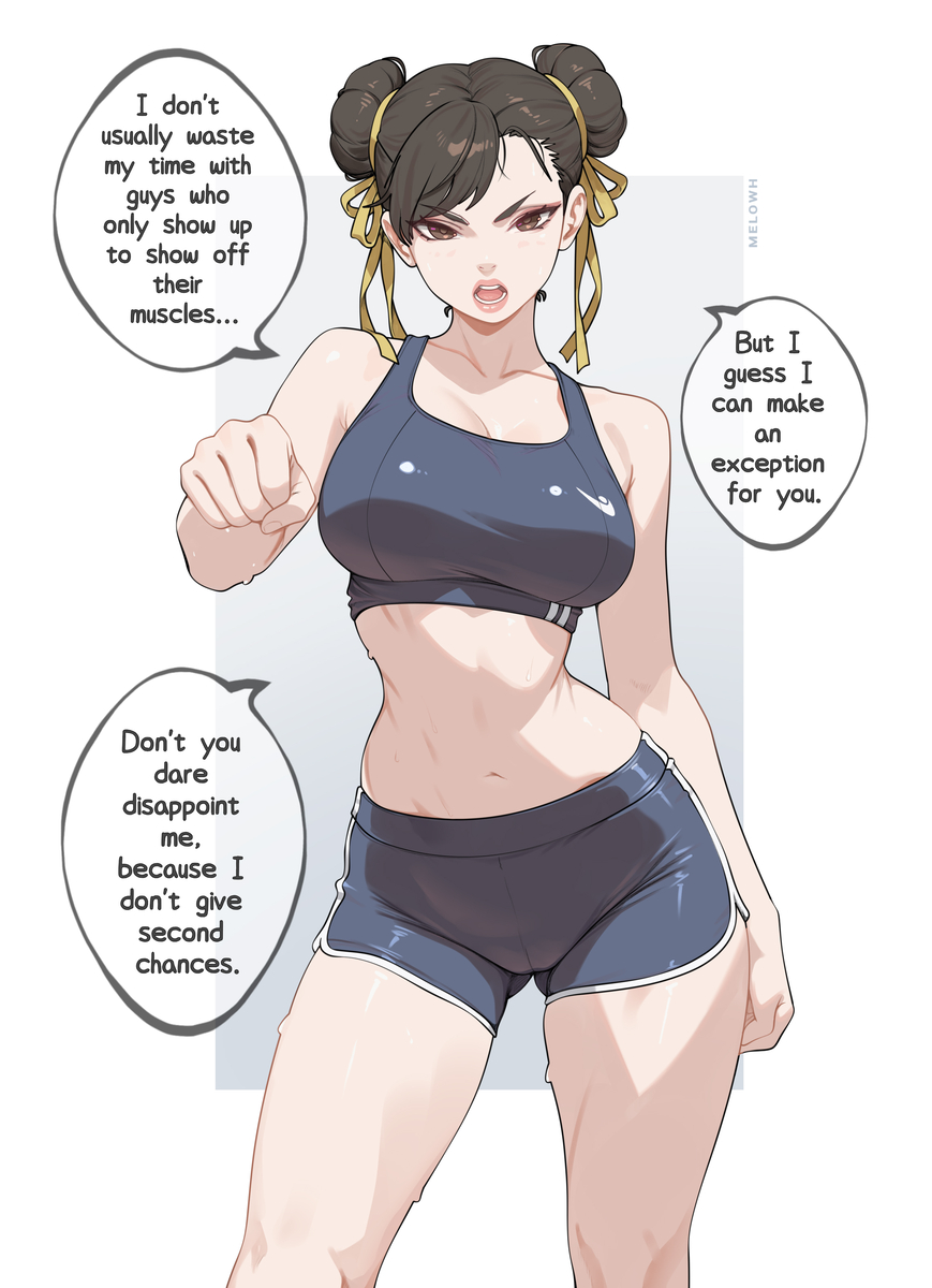 This is a pixiv picture whose title is Chun-Li: Private Lessons.