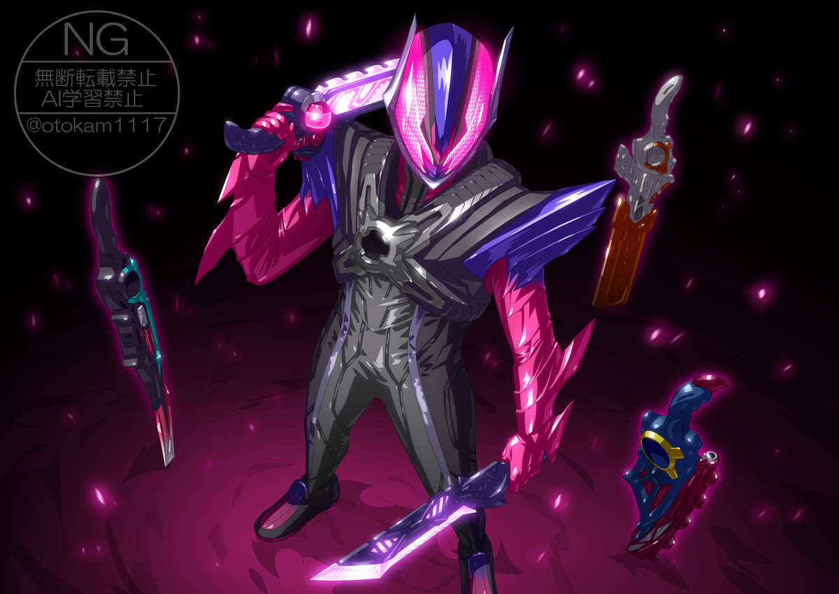 This is a pixiv picture whose title is 仮面ライダードォーン.