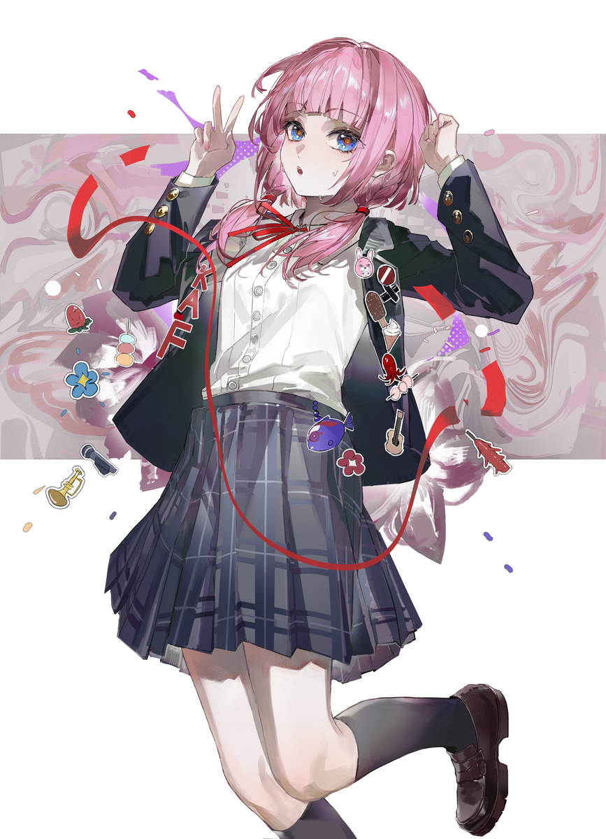 This is a pixiv picture whose title is 花譜.