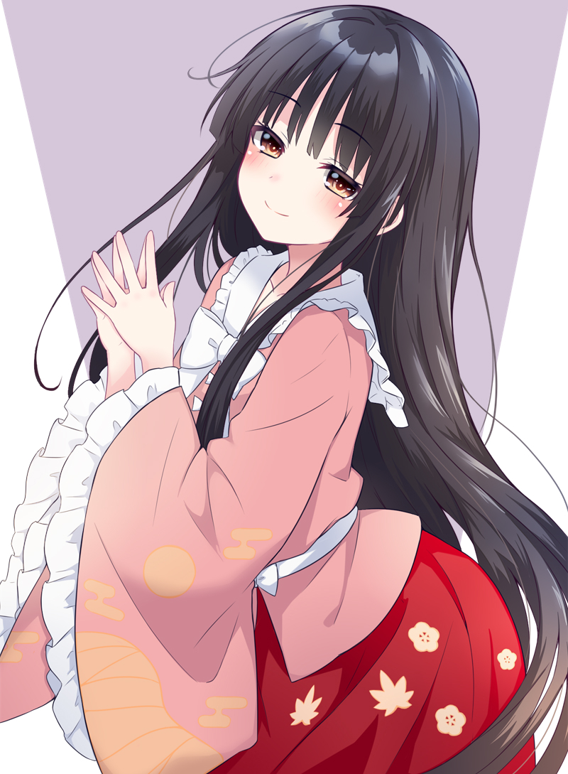 This is a pixiv picture whose title is 蓬莱山輝夜.