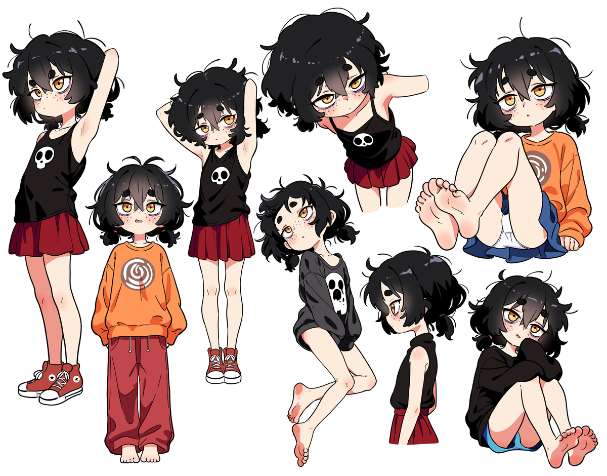 This is a pixiv picture whose title is Redesign of my oc Ellie part 03.