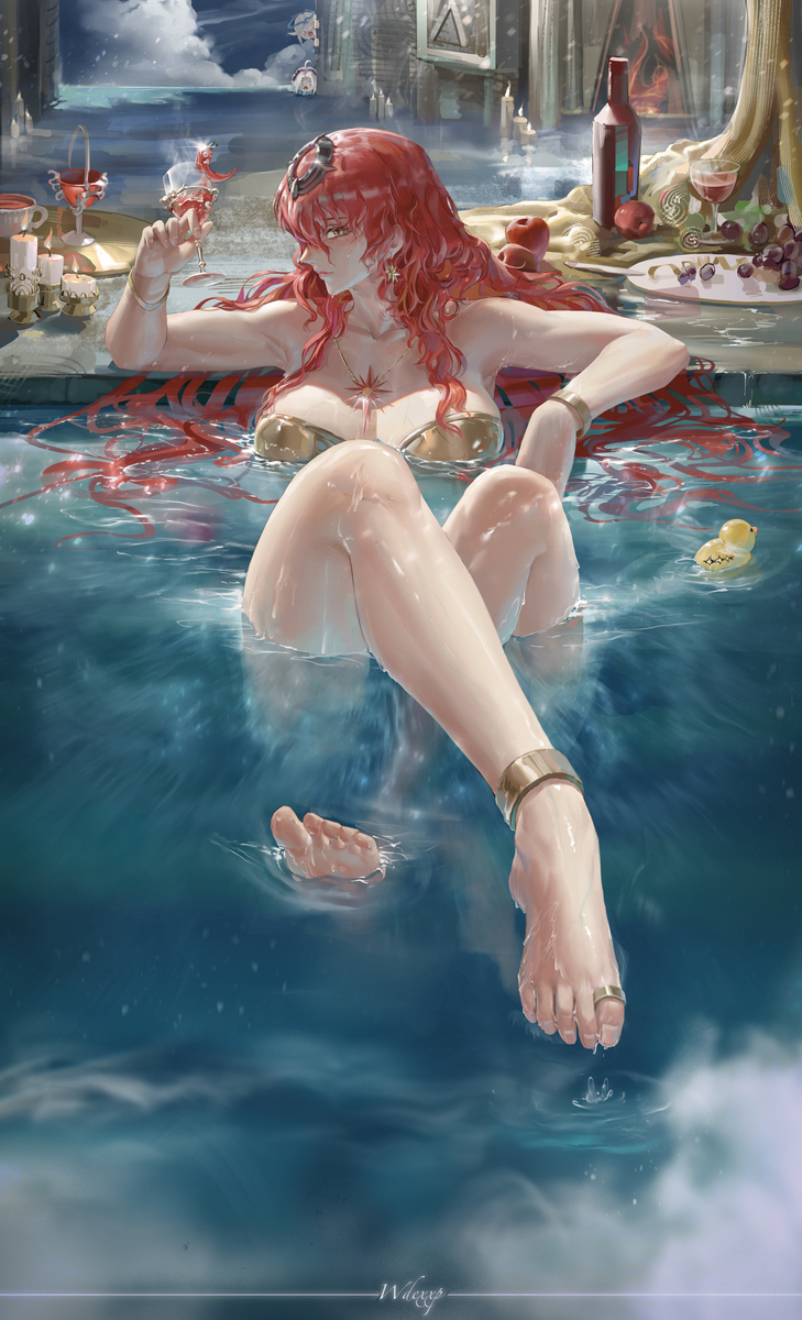 This is a pixiv picture whose title is 决斗冠军奖励.