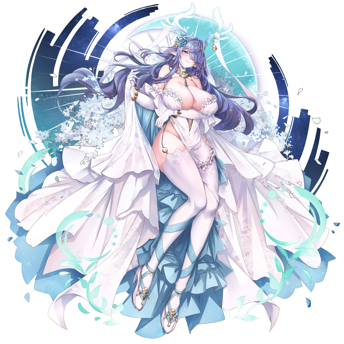 This is a pixiv picture whose title is ラウマ-花嫁.