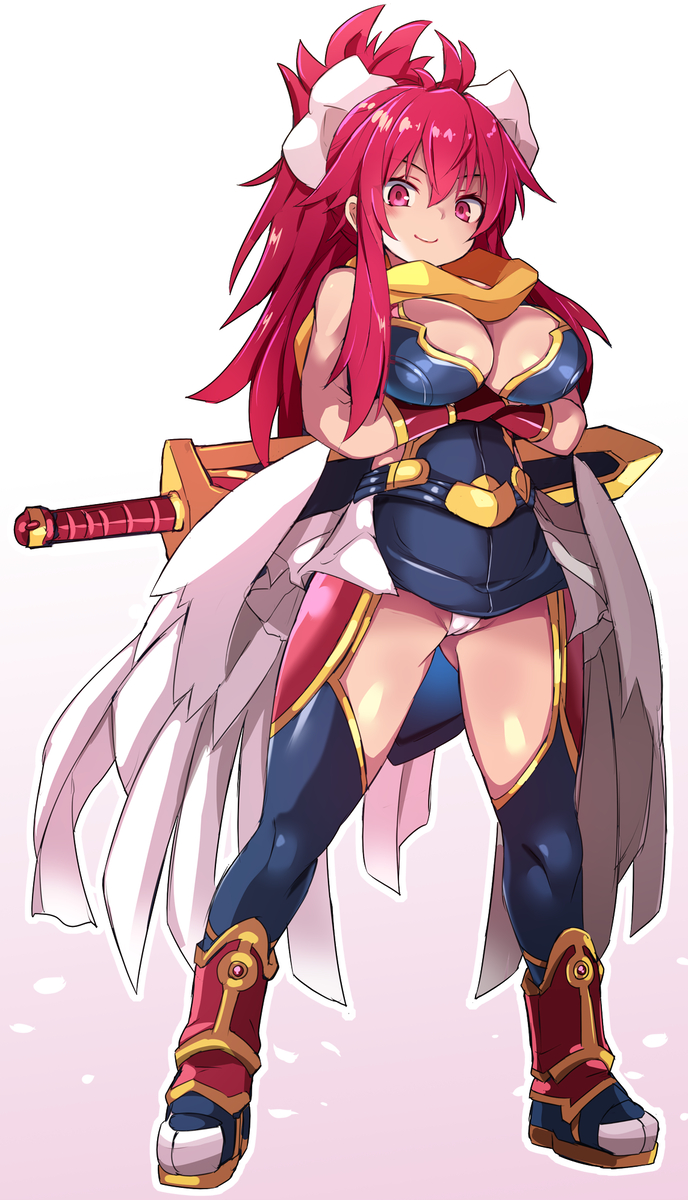 This is a pixiv picture whose title is 熾天烈火カリンちゃん！.