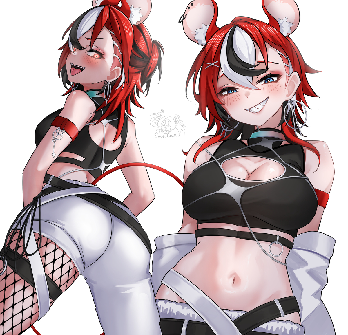 This is a pixiv picture whose title is Snake Eyes.