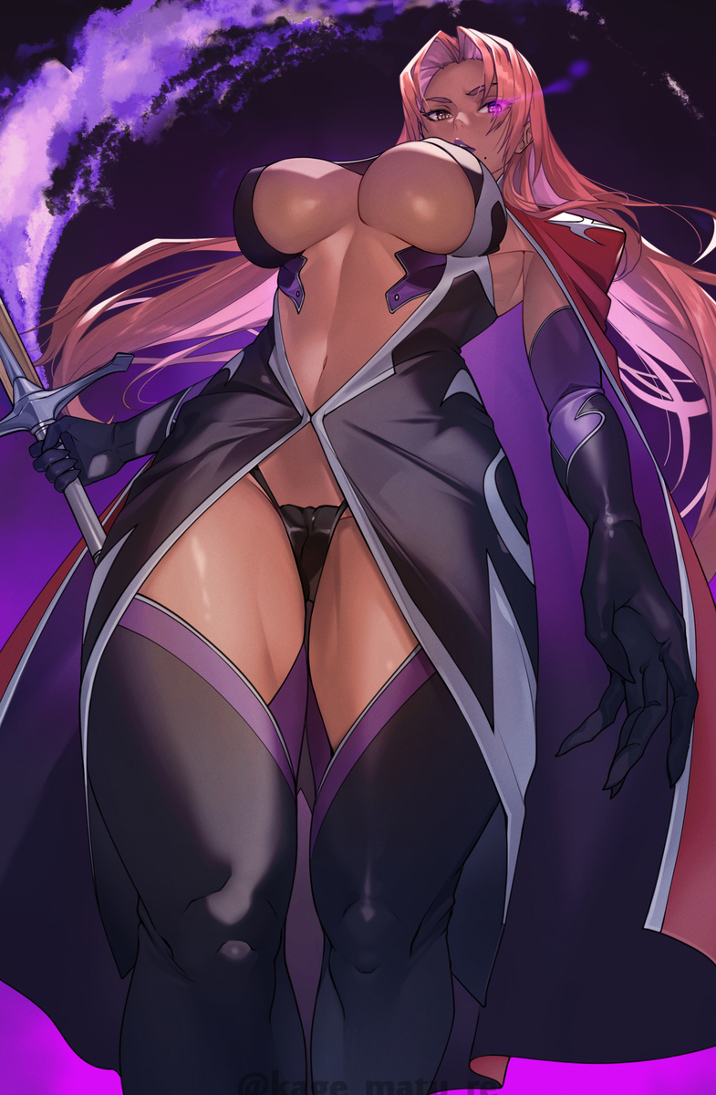 This is a pixiv picture whose title is 魔界騎士イングリッド.