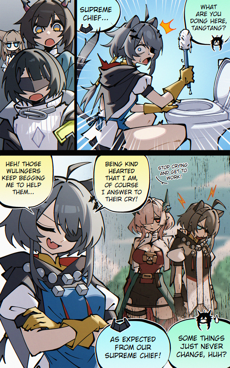 This is a pixiv picture whose title is Meeting Tangtang in Wuling city.