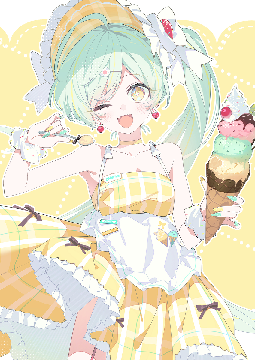 This is a pixiv picture whose title is 🍨✨.