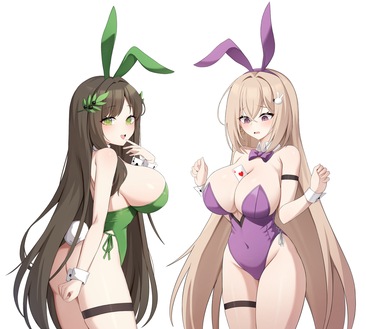 This is a pixiv picture whose title is 수박토끼들.