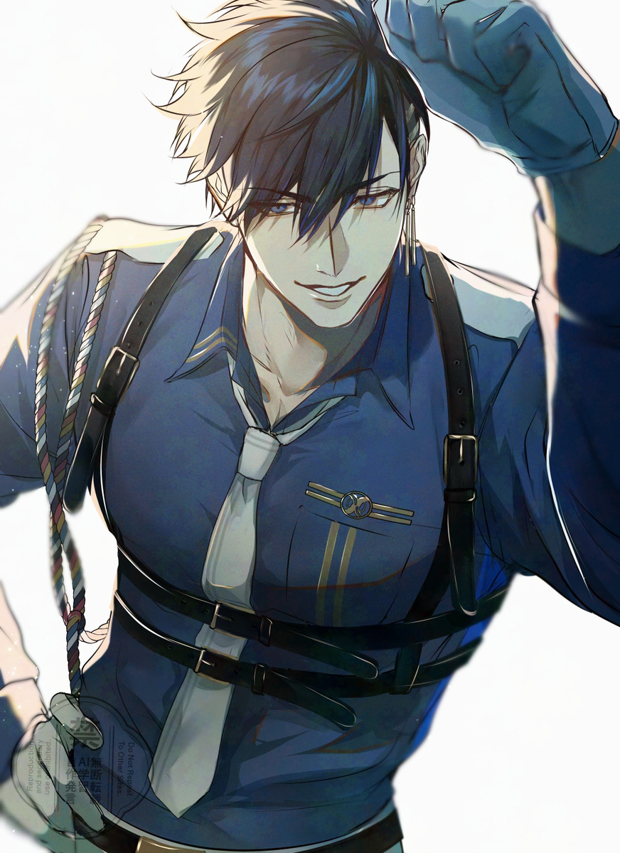 This is a pixiv picture whose title is おまわりさん.