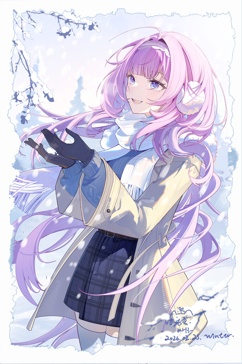 This is a pixiv picture whose title is Winter-爱莉希雅.