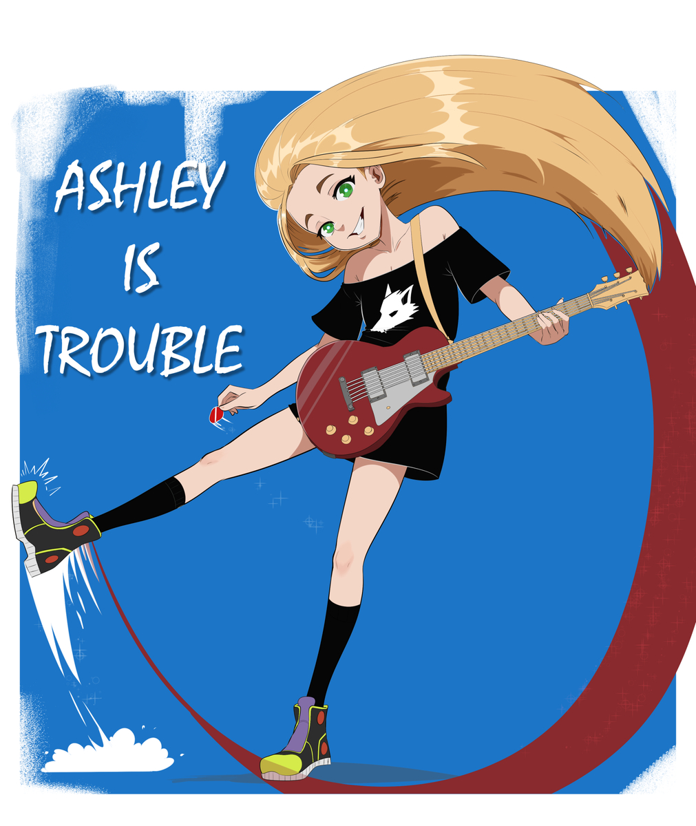 This is a pixiv picture whose title is Ashley Rocker.