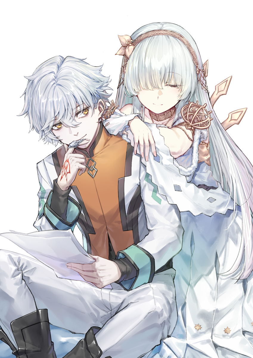 This is a pixiv picture whose title is IF❄️.