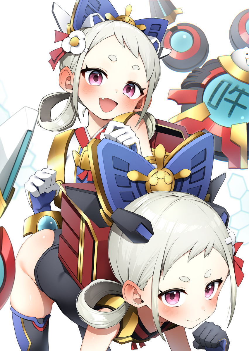 This is a pixiv picture whose title is 双掌星のシシル＆コマリφ.