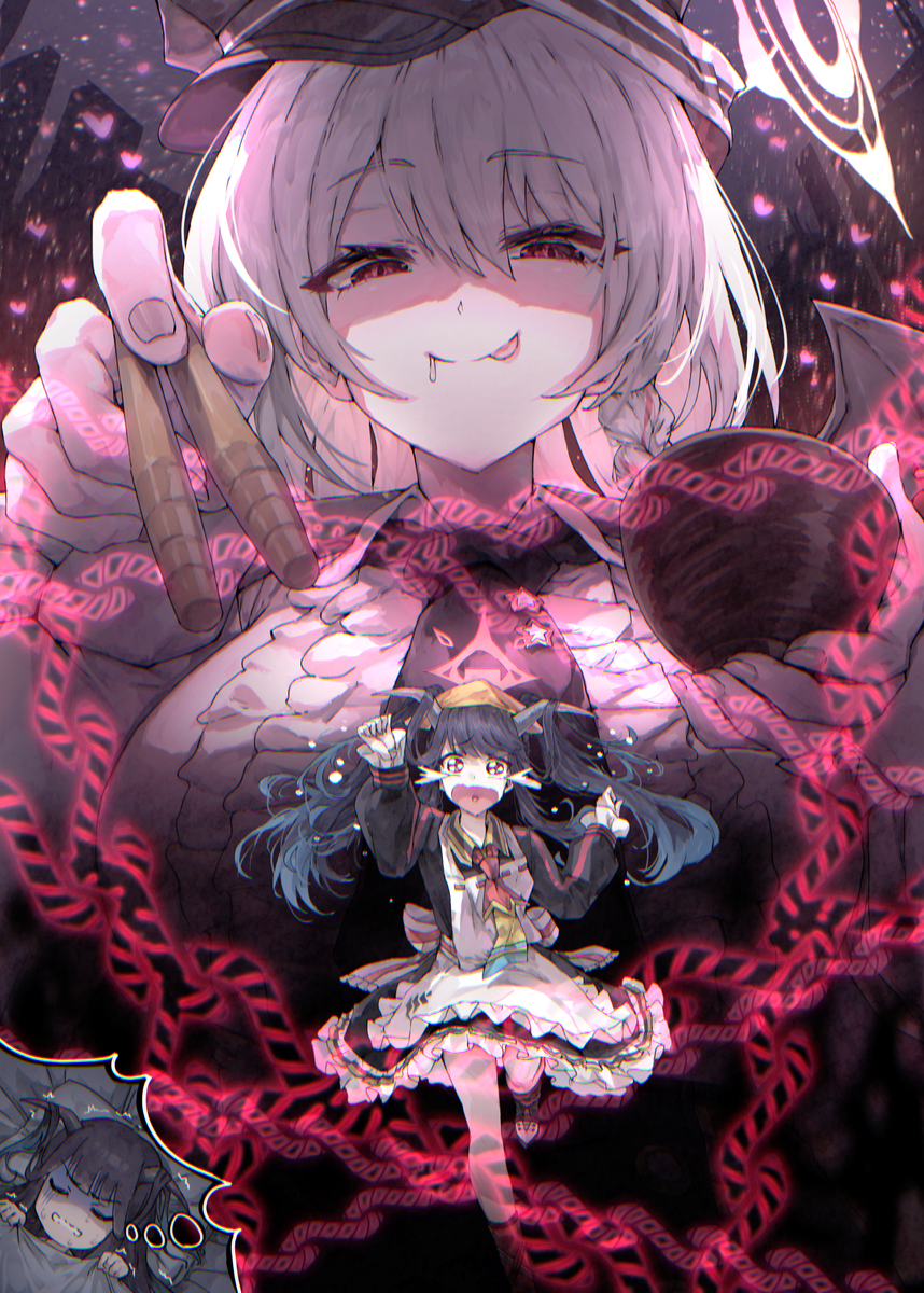 This is a pixiv picture whose title is 「ふふっ…食べてしまいたいですわ♥」.