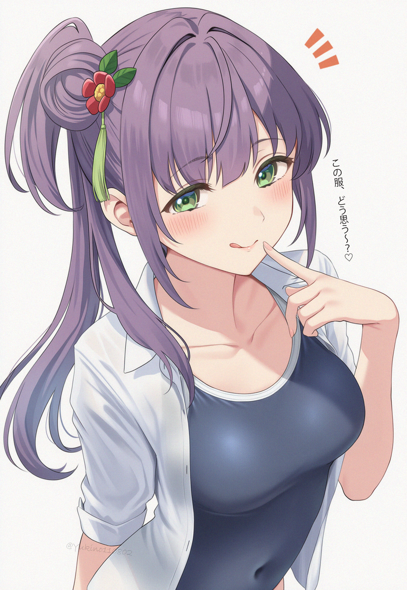 This is a pixiv picture whose title is 梢先輩水着💧.