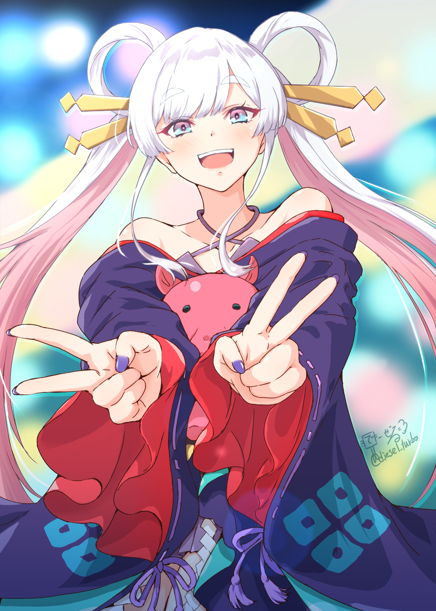 This is a pixiv picture whose title is ヤチヨ.