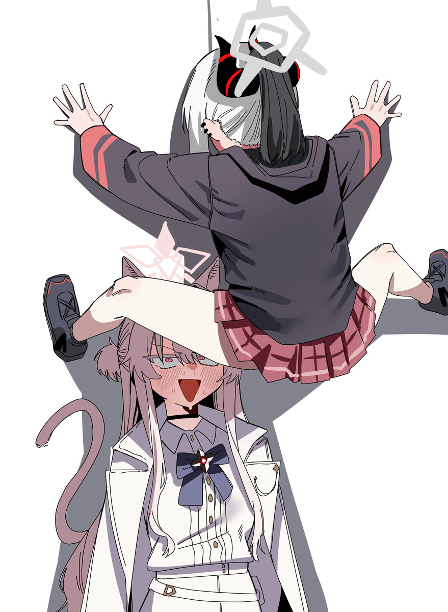 This is a pixiv picture whose title is Kayoko & akira.