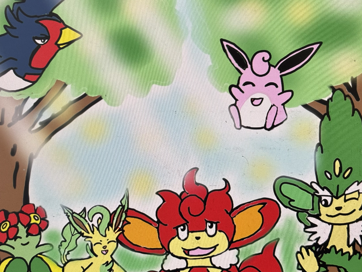 This is a pixiv picture whose title is 暖かい森🌳.