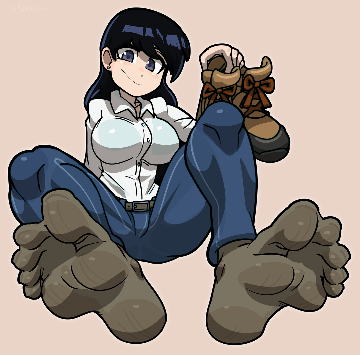 This is a pixiv picture whose title is 荒砥凪.