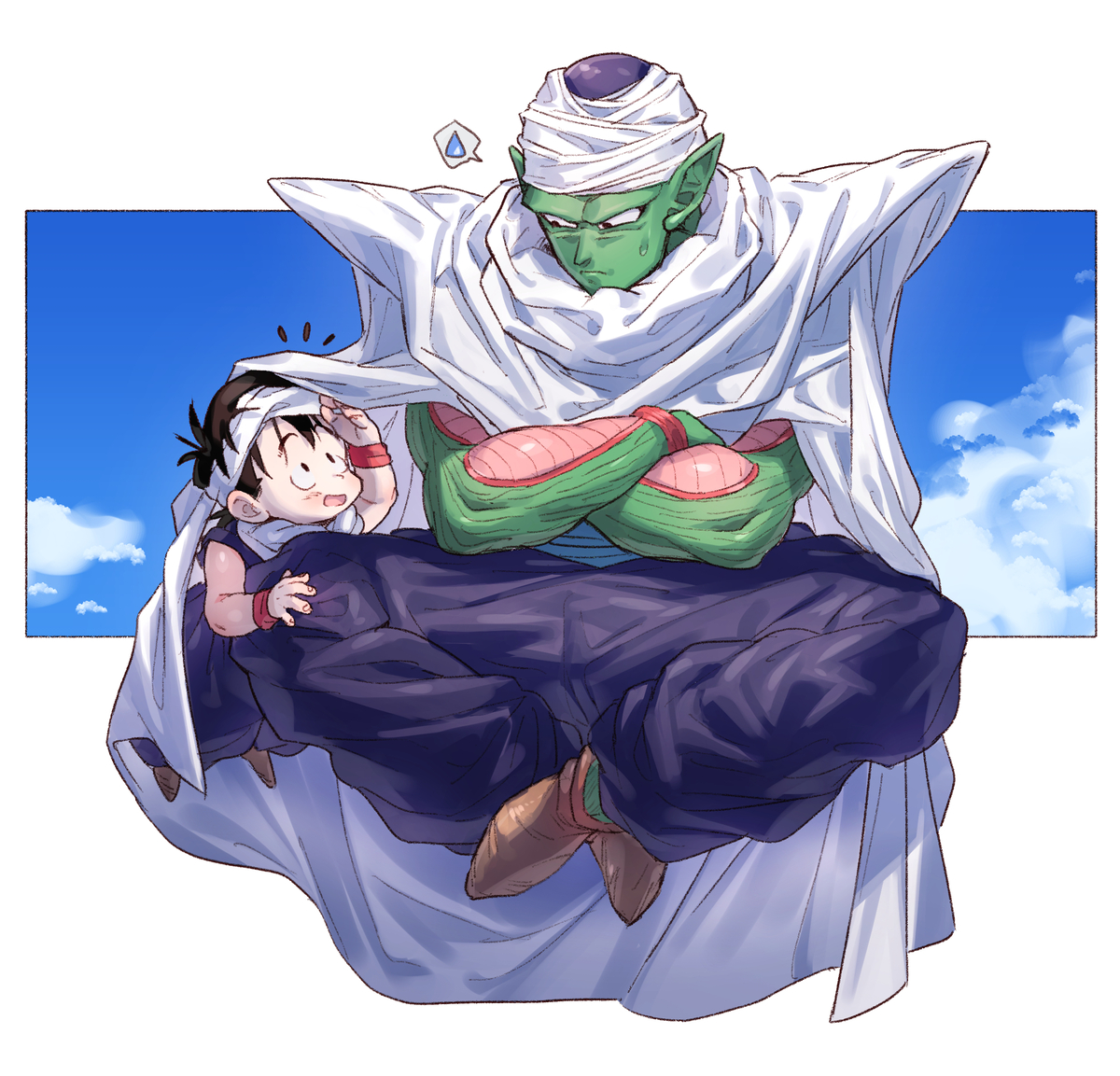 This is a pixiv picture whose title is ジャンプ系版権詰め.