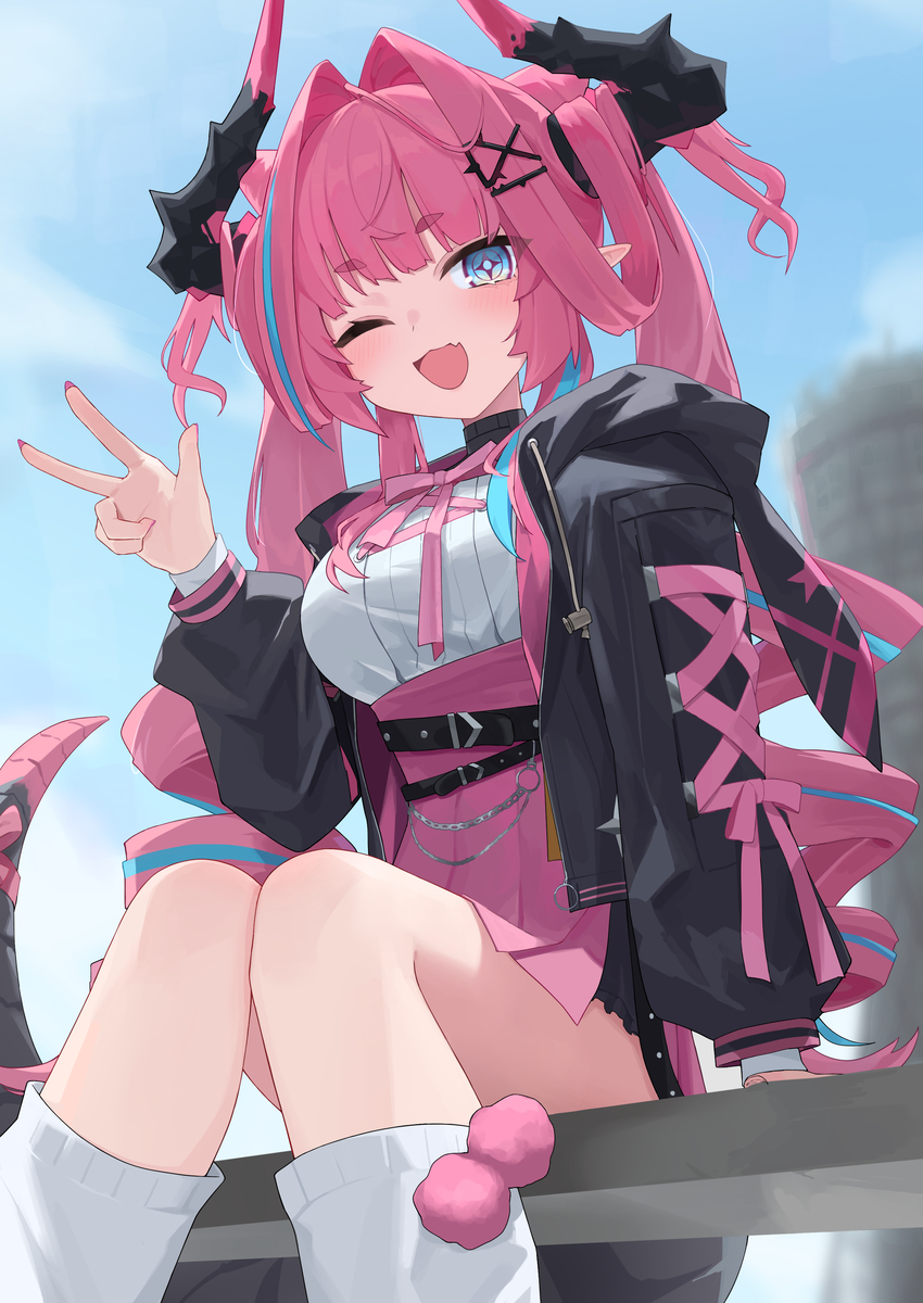 This is a pixiv picture whose title is タワーコラボのイヴォンヌ.