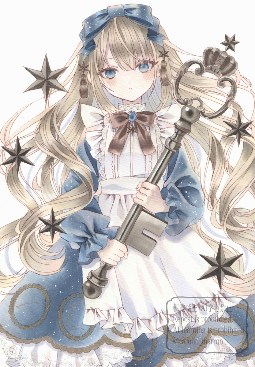 This is a pixiv picture whose title is 星空のアリス.
