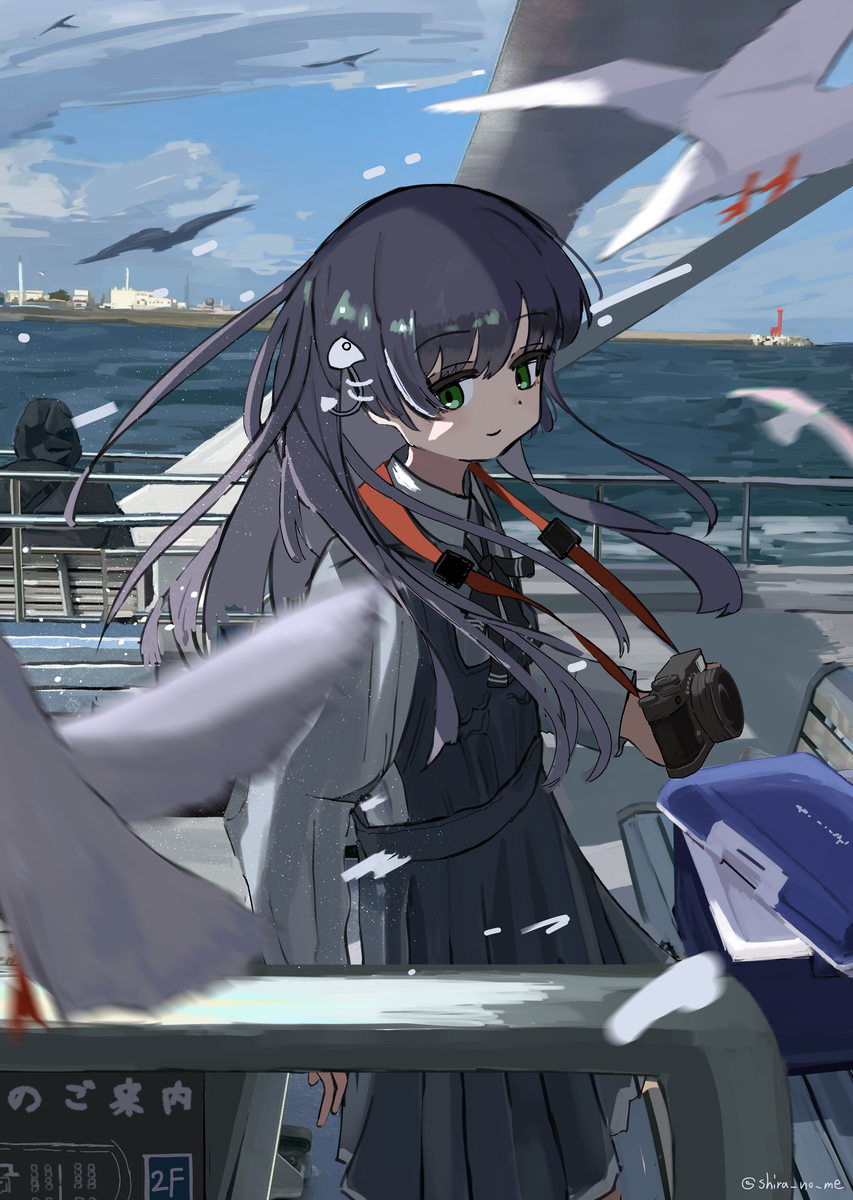 This is a pixiv picture whose title is 吹き抜ける.