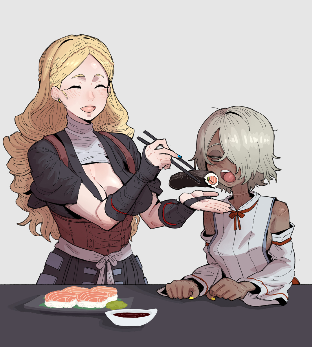 This is a pixiv picture whose title is スシ.