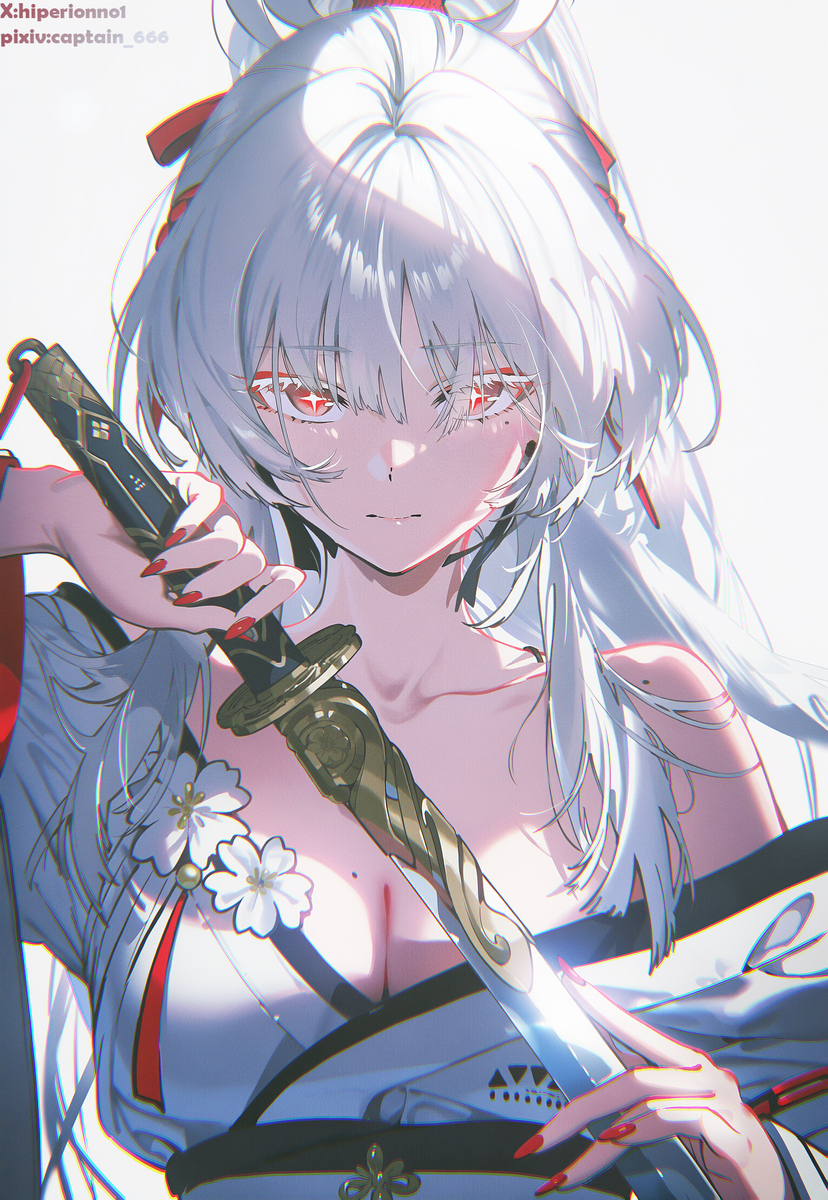 This is a pixiv picture whose title is 緋雪.