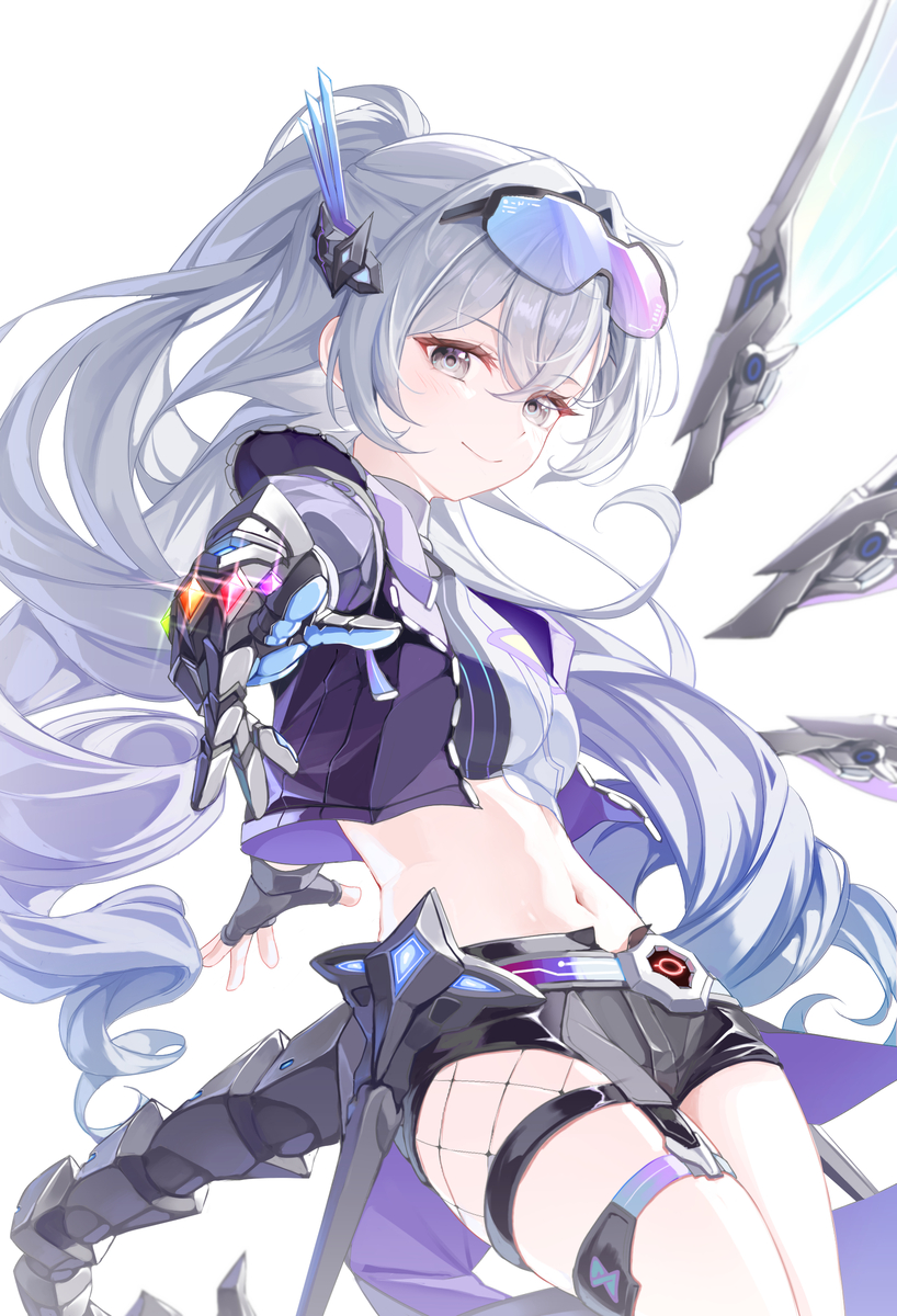 This is a pixiv picture whose title is Silver Wolf LV.999.