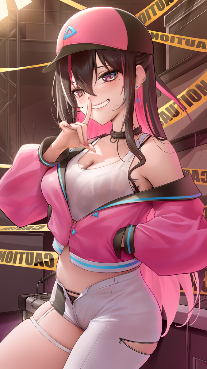 This is a pixiv picture whose title is バックステージAZKI：D.