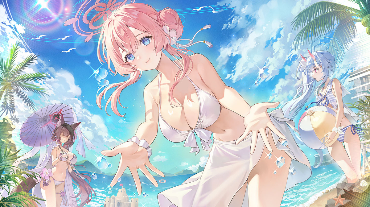 This is a pixiv picture whose title is ブルーアーカイブ.