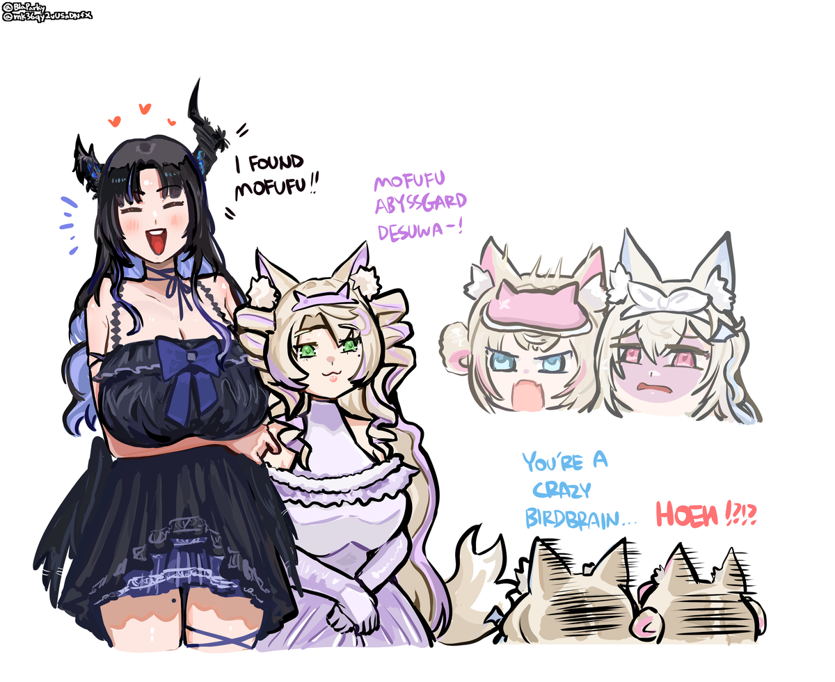 This is a pixiv picture whose title is Mofufu Abyssgard.